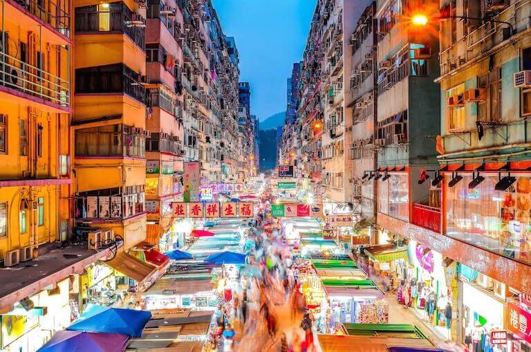 香港　街並み